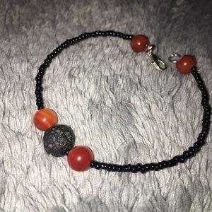 Lava stone aromatherapy bracelet